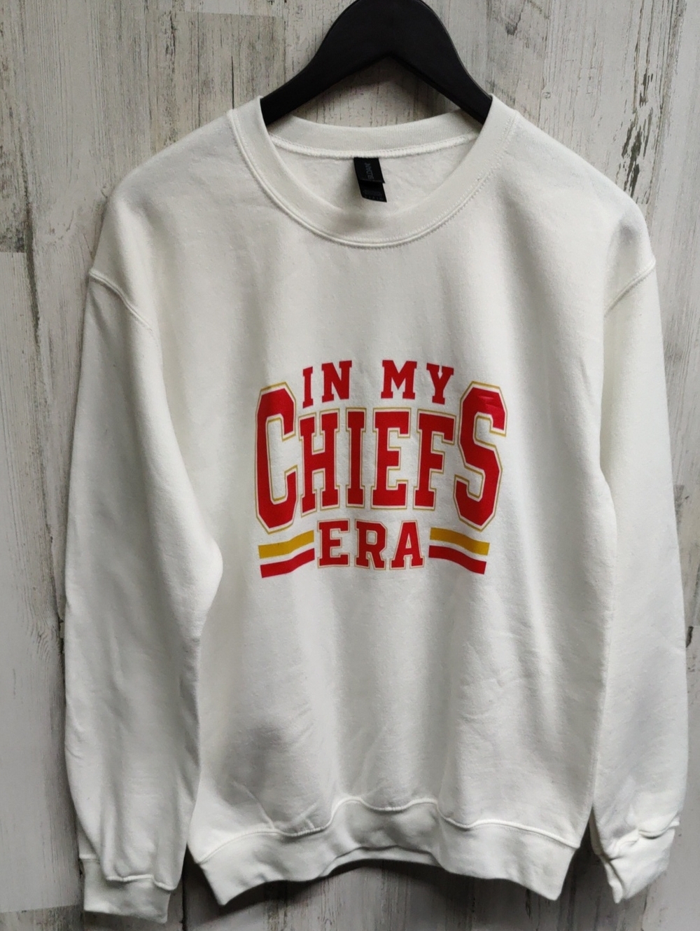 Gildan In My Chiefs Era Graphic No. 87 Sweatshirt Adult Small Oversized